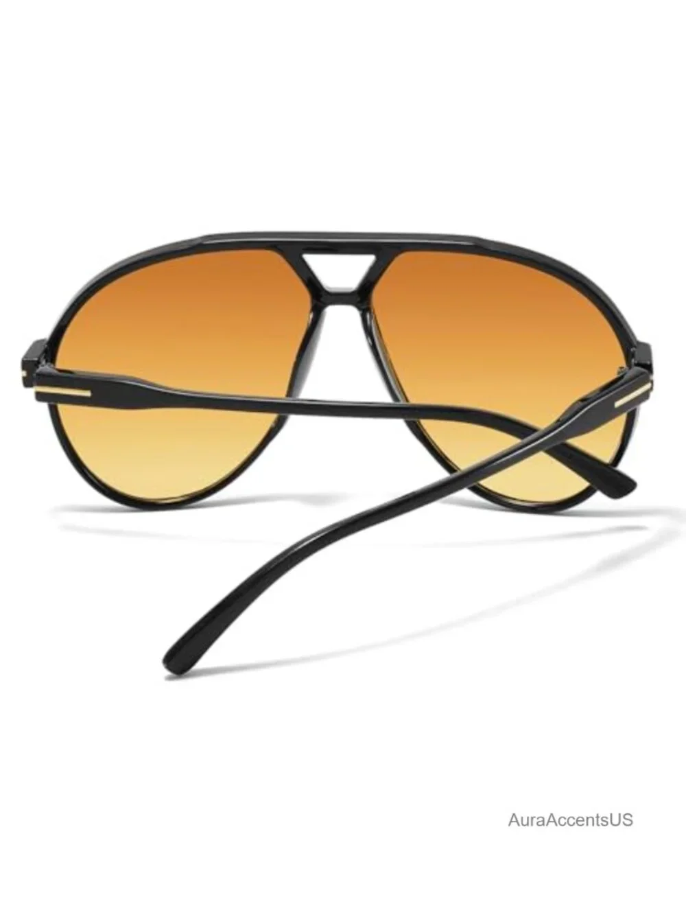 Oversized Square Aviator Sunglasses UV400 Tangle-Free Unisex Retro